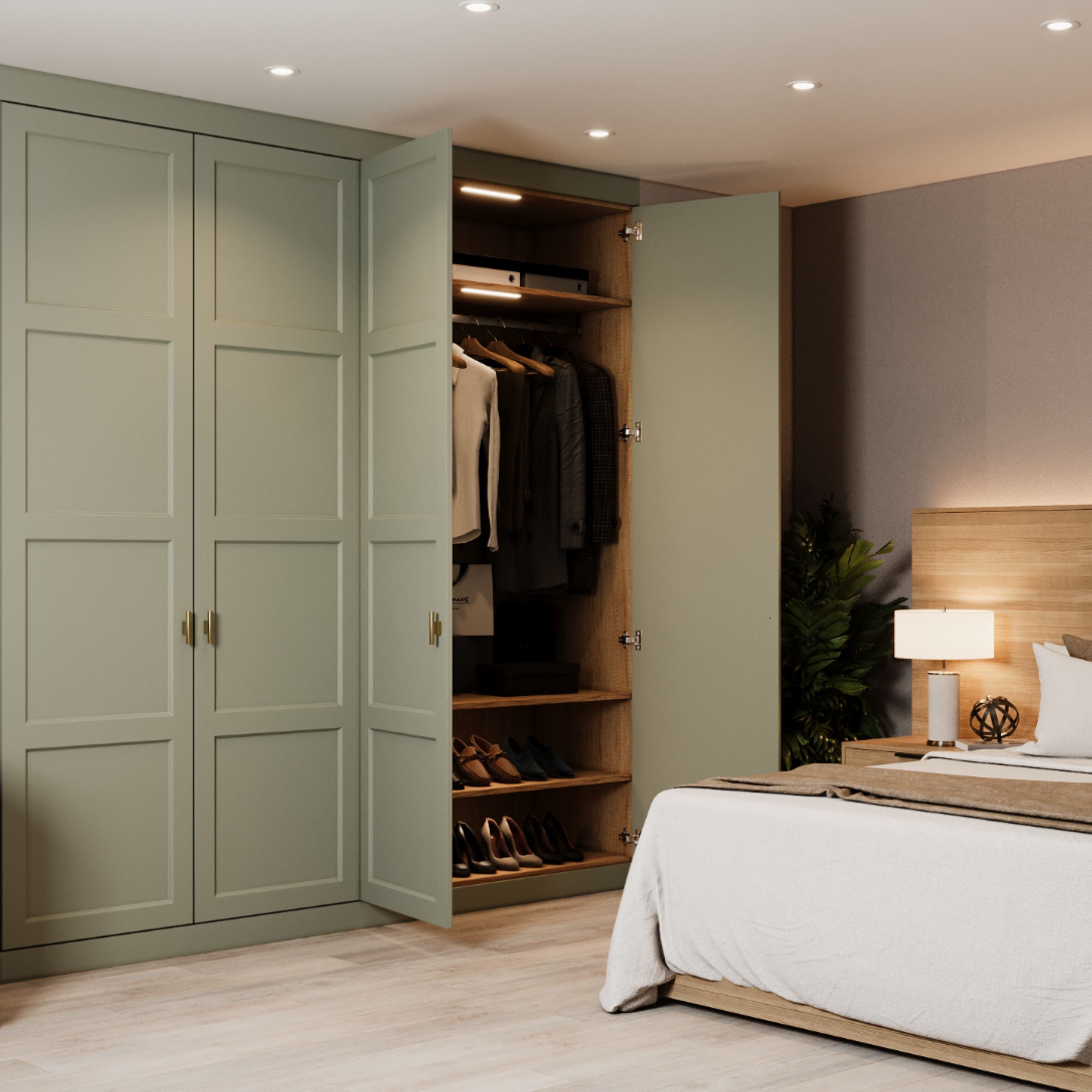 Fitted bedroom wardrobe 3