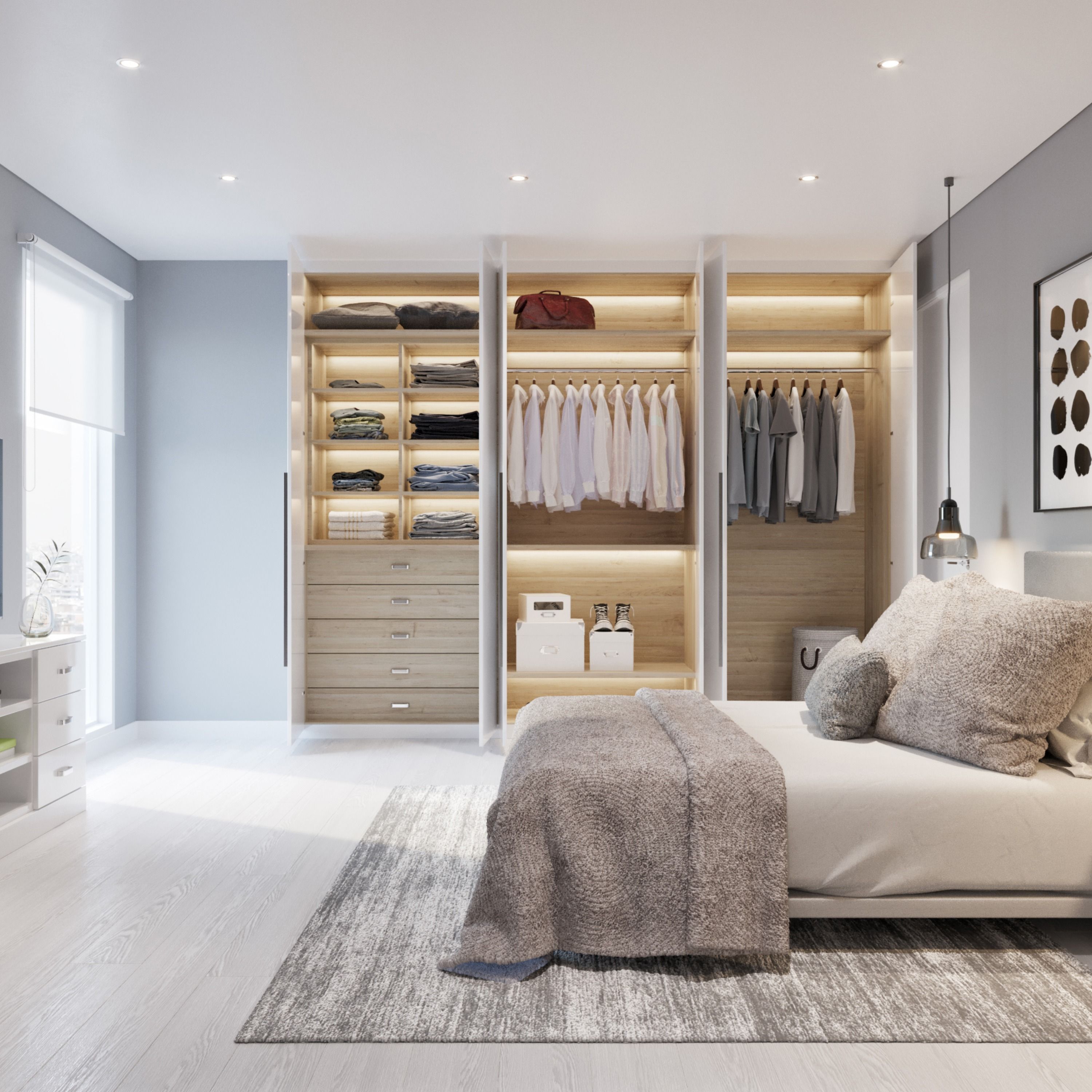 Fitted bedroom wardrobe 2