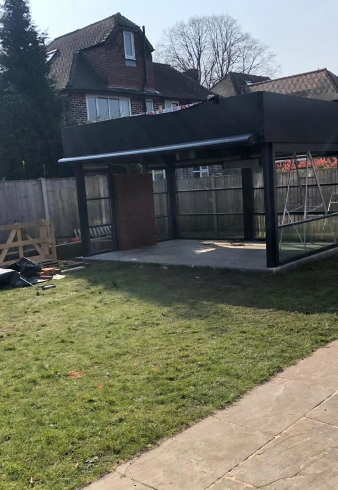 Bright conservatory and glazing work 1